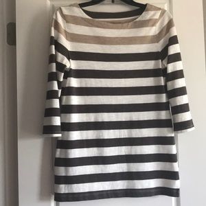 3/4 sleeve Croft & Barrow striped shirt